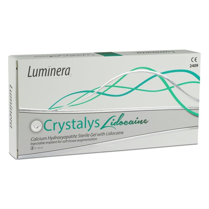 Luminera Crystalys Lidocaine Calcium Hydroxyapatite-Based Dermal Filler with Lidocaine