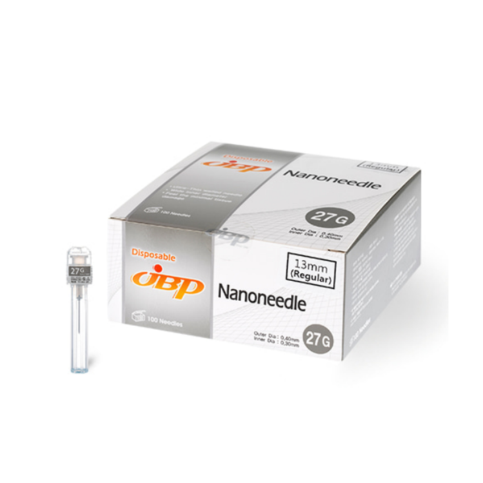 JBP Nanoneedle (27G, 13mm, Regular, 100 UTW Needles) 