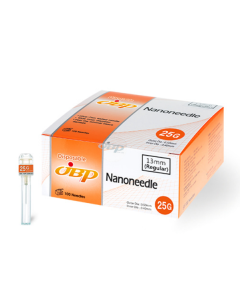 JBP Nanoneedle (25G, 13mm, Regular, 100 UTW Needles) 